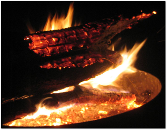 Energieumwandlung am Lagerfeuer