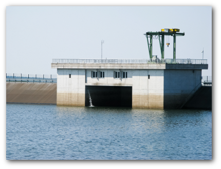 Wasserkraft wird zur Energieumwandlung genutzt